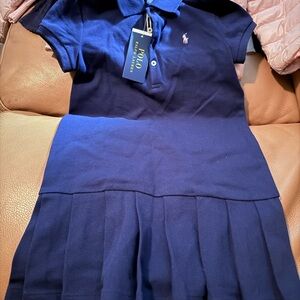 Polo by Ralph Lauren Kids Classic Blue Polo Dress